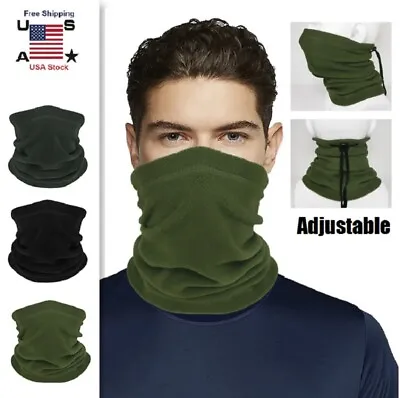 Winter Fleece Face Mask Scarf Balaclava Neck Warmer Gaiter Windproof Ski Bandana • $7.82