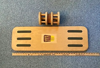 Rare Wooden Merdel 31.7  X 10.4  Balance Board Rocker Stability CrossFit Trainer • $95