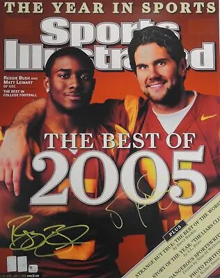 Reggie Bush Matt Leinart Signed Autographed 16x20 Photograph USC Bush Push 2005 • $199.99