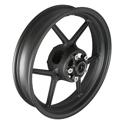 Black MotorcycleFront Wheel Rim For Kawasaki ZX6R 2005-2012 ZX10R Z750 2007 2008 • $399.03