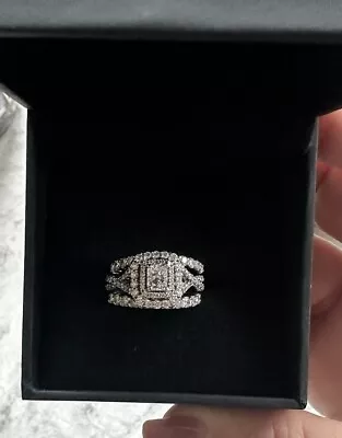 Zales Diamond Engagement Ring Fresh Rhodium Dip! • $2200