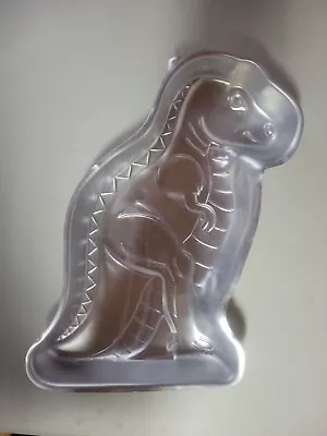 Vintage 1987 WILTON DINOSAUR Partysaurus T-Rex Cake Pan #2105-1280 Baking Mold • $11.99