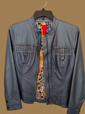 $18 • Buy Cristina Studded Designer Jacket - Size L