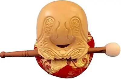 Buddhist Instrument Monk Wooden Fish Muyu Mokugyo Temple Block Zen Drum 4.7inch • $159.99