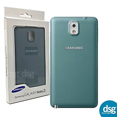 Genuine Samsung Coque Case - Battery Cover For Galaxy Note 3 (N9000) Blue • £5.99