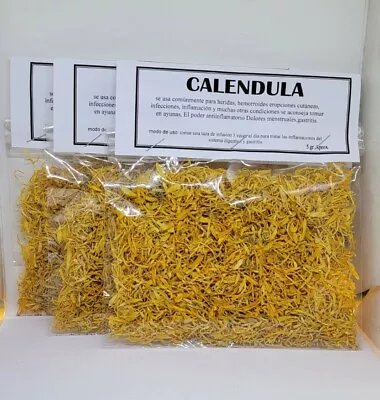 CALENDULA 1 BOLSITA / MARIGOLD (Calendula Officinalis) 100 % NATURAL FROM PERU • $10.99