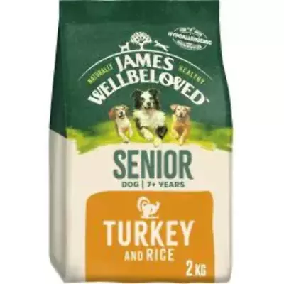 James Wellbeloved Dry Dog Food Senior Turkey & Rice 2kg 15kg • £20.28