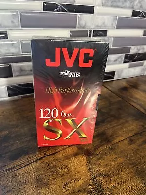 JVC SX 120 High Performance Blank VHS Video Cassette Tape (New And Sealed) • $6.97