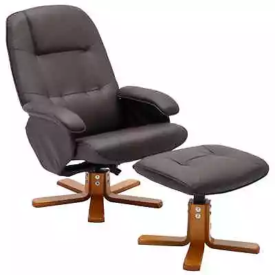 Recliner Chair With Ottoman Faux Leather Recliner Recliner For Livingroom • $179.99
