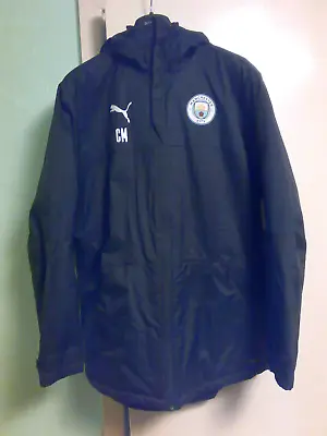 Manchester City Bench Jacket/Coat Puma Medium • £30