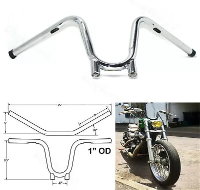 Durable Chrome 7/8  Bootlegger Handlebar For Yamaha Tx650 XS650 Chopper Bobber • $246.60