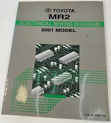 2001 Toyota  OEM  MR2   Repair Manual  ELECTRICAL WIRING DIAGRAM EWD424U • $29.95