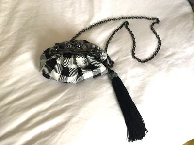 £150 • Buy Max Mara Weekend Small Pasticcino Bag, Removable Tassle, Black/silver