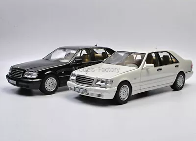 1/18 Norev Benz Maybach S320 W140 Diecast Model Car Boys Girls Gifts Black/White • $97.75