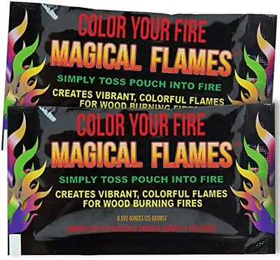 Magical Flames Fire Color Changing Packets For Campfires Fire Pit Outdoor Fire • $22.01