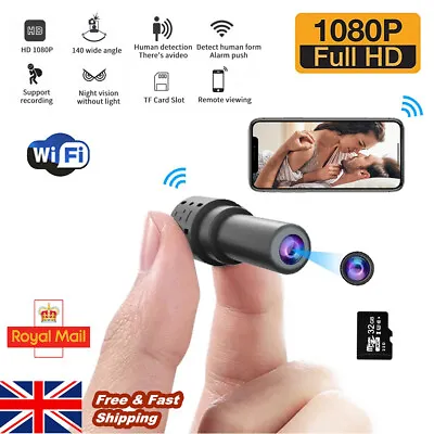 £19.99 • Buy Spy Camera 1080P Mini Hidden Micro HD Security Cam Night Motion Vision Detection