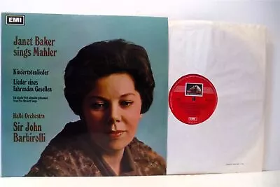 JANET BAKER BARBIROLLI Mahler Kindertotenlieder Etc LP EX+/EX ASD 2338 Vinyl • £19.35