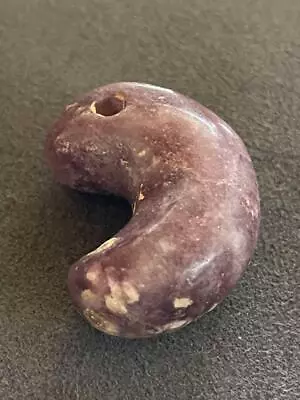 Kofun Period Magatama Purple Jade Amethyst Excavated Items • $476.38