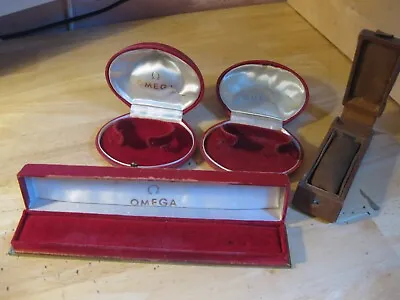 £46 • Buy Lot Of 4 Omega Ladies Vintage Watch Boxes, Ideal For Storage Or Travel