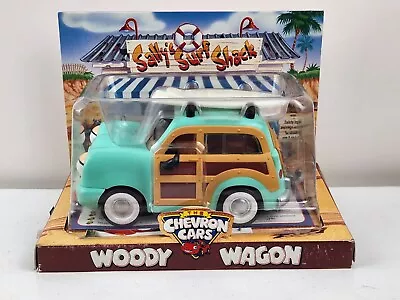 The Chevron Cars Woody Wagon Car W/ Surf Board Vintage 1999 New In Box • $9.99