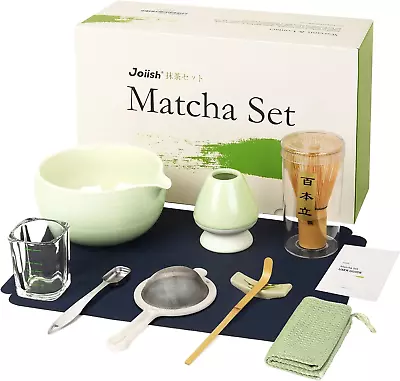 10-Pcs Matcha Kit Set Whisk And Bowl With Spout & Measuring Spoon Japanese Tea • $49.64