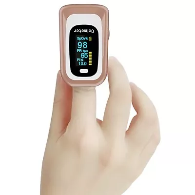 Fingertip Pulse Oximeter Spot Check Blood Oxygen Saturation OLED Display Monitor • £3.89