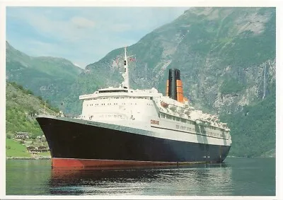 CUNARD QUEEN ELIZABETH 2 - POSTCARD - QE2 - New Unposted - Retro • £2