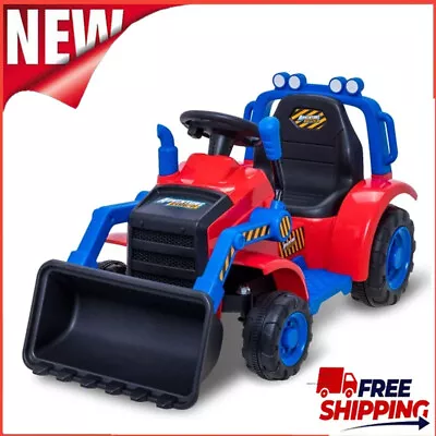 6 Volt Front Loader Truck Ride On Tractor For Boys Girls Battery Powered 44lb US • $111