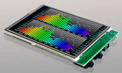 EVOR04-slim: Color LCD Audio Analyzer VU Meter Oscilloscope Spectrum • $86