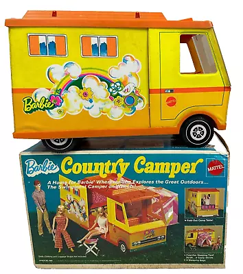 Vintage Mattel 1970 Barbie Country Camper Vehicle With Original Box • $55