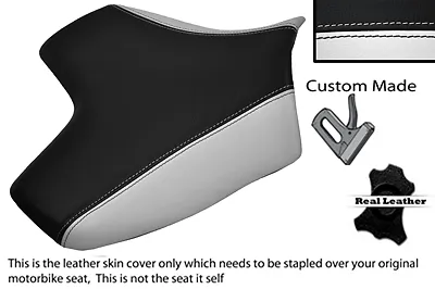 White & Black Custom Fits Kawasaki Z750 07-12 & Z1000 07-09 Front Seat Cover • £146.66