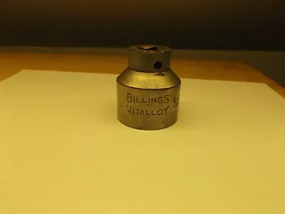 Billings Vitalloy S-1240 Made In Usa 1 1/4  Socket  1/2  Drive 12 Point • $12.95