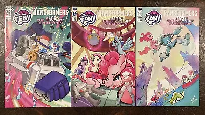 My Little Pony Transformers Ii #3 Set Of 3 1:10 Thomas 2021 Variant Mlp Comic Ba • $17.99