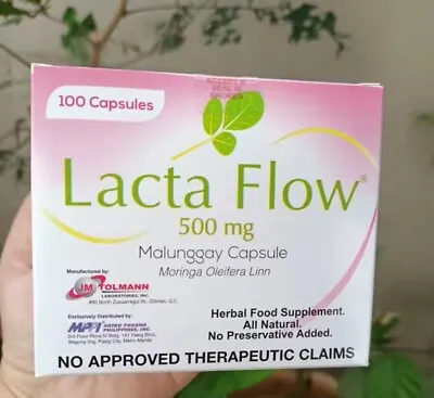 Lacta Flow 500mg Malunggay Capsule • $30