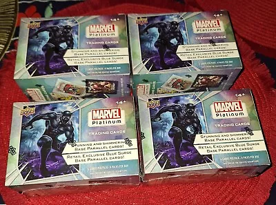 2023-24 Upper Deck Marvel Platinum Lot(4) Blaster Box  Trading Cards New Release • $180