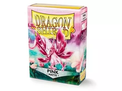 Standard Size (60-Pack) Dragon Shield Gaming Card Sleeves - PINK MATTE • $9.95