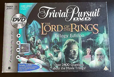 £9.95 • Buy Lord Of The Rings Trivial Pursuit DVD Trilogy Edition. Half Sealed Complete