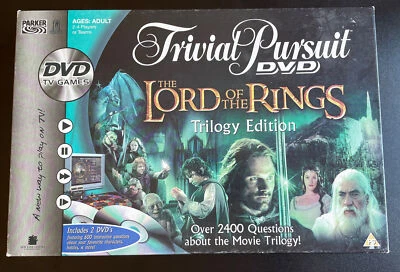 £9.95 • Buy Lord Of The Rings Trivial Pursuit DVD Trilogy Edition. Half Sealed Complete