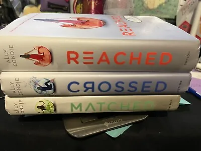 The Matched Trilogy Ally Condie Series Box Hard Cover / Reached Signed By Author • $20