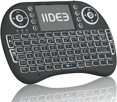 IIDEE I8 Blacklight 2.4GHz Wireless Mini Keyboard W/ Touchpad For Smart TV BOX • $8.99