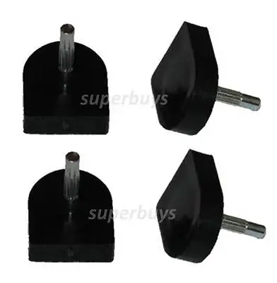 £9.93 • Buy 4pc 16 X 20mm Rubber Replacement Shoe Boot Heel Caps Tip Repair Worn Out Cap Pin