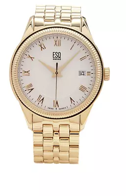 ESQ Movado Men's 7301318 Harrison Gold-Tone Stainless-Steel Bracelet Watch • $215.99