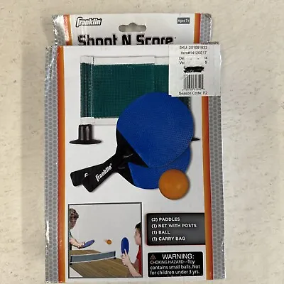 Franklin Mini Ping Pong Table Tennis Old Stock New In Package W Net Complete • $10