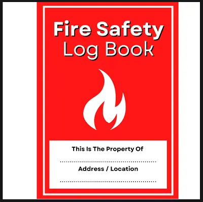 Fire Safety Log Book A4 Alarm Inspection And Testing Log – Health And Safety ... • £6.66