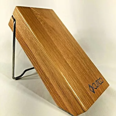 $12.99 • Buy CUTCO Knife Block 5 Knives Slot Oak Steak Knives Wood Stand Or Wall Hanging
