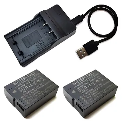 Battery Pack / USB Charger For Panasonic Lumix DMC-FZ200 DMC-FZ300 DMC-FZ330 New • $19.98