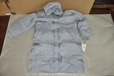 NWT UGG Keeley Long Hooded Puffer Coat CLOUDY GREY Size M      B733 • $179.99