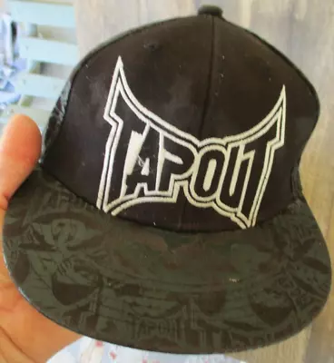 TAPOUT Youths MMA Cap Hat Black White Athletic Fight • $13.69