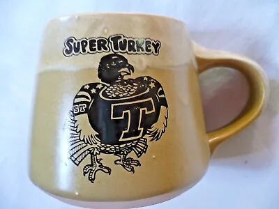 Pacific Stoneware Super Turkey  T  Vintage Coffee Mug  Signed B. Welsh 1970 • $11.95