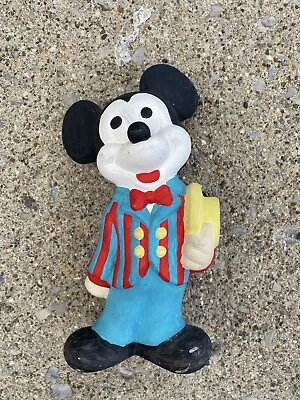 Mickey Mouse Ceramic Figure Good Condition! 1A • $11.64